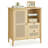 Leclair Buffet Cabinet, Synthetic Rattan Sideboard, Storage Cabinet with Adjustable Shelves-118977804
