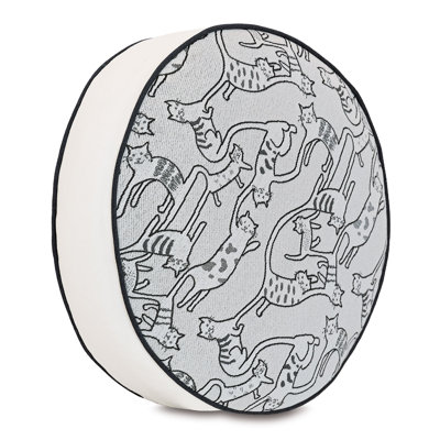 Pets Circular Pillow Cover & Insert