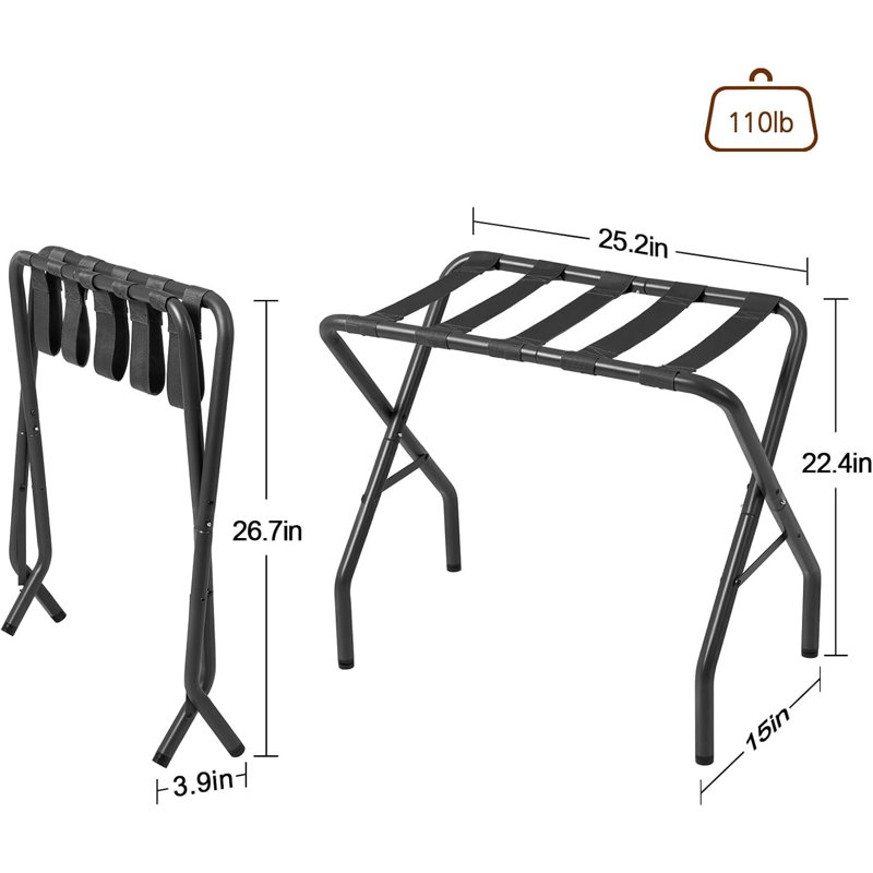 Foldable Suitcase Stands Set Of 2