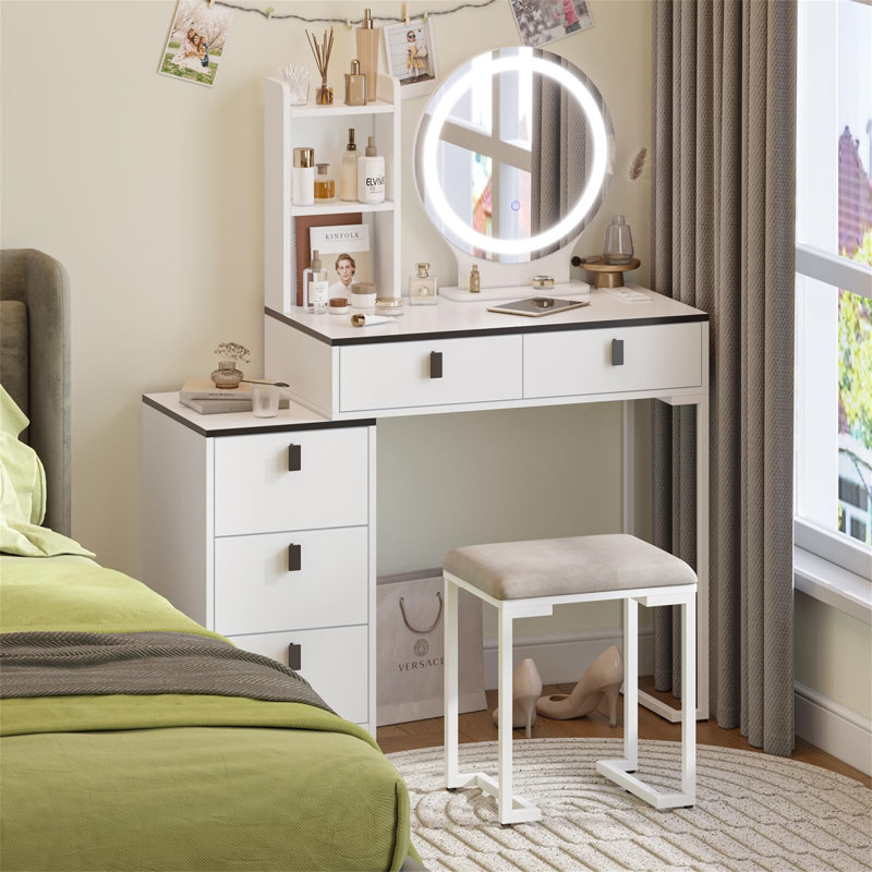 Bobbilee Dressing Table with Mirror
