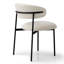Chaise rembourrée avec pieds en métal-876850811