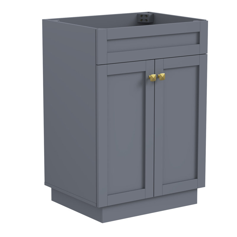Meuble-lavabo simple 24 po sans lavabo Modern