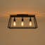 Plafonnier semi-encastré 3 lumières