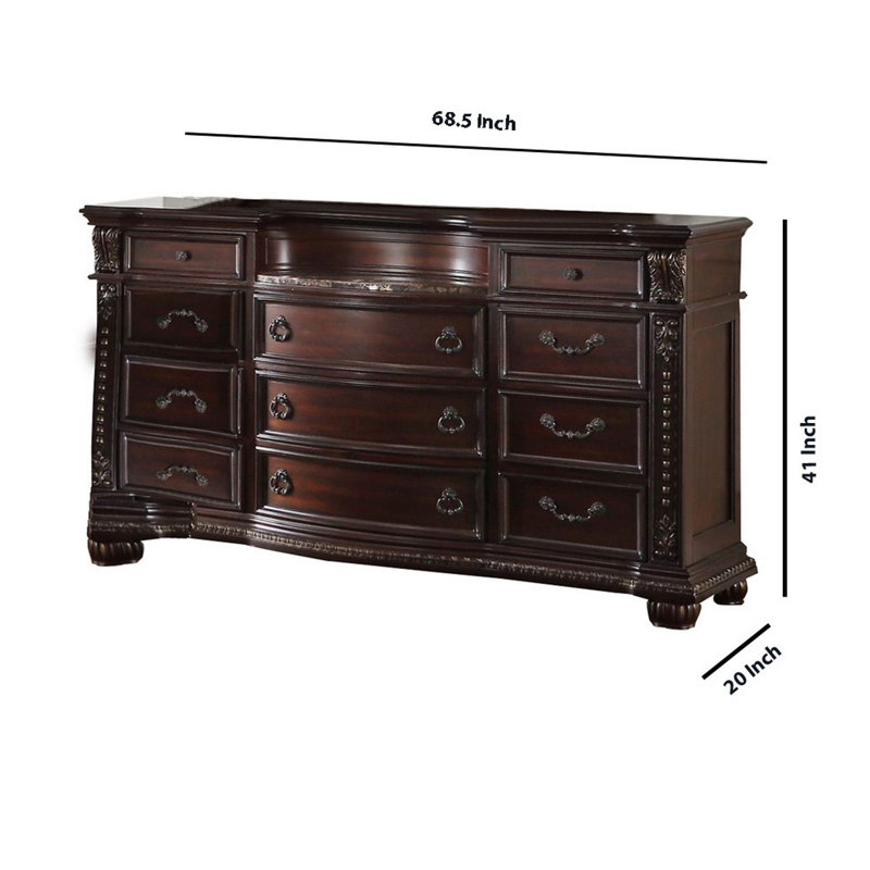 Commode double 11 tiroirs Halsey