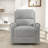 Manual Recliner Massage Recliner Chair Nursery Recliner Chair Swivel Rocker Recliner Sofa with a Side Storage Pocket for Living Room, Bedroom and Nursery, Grey-644519496