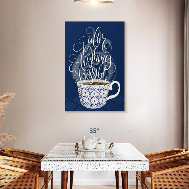 Tergel Tea Time II, 45" H x 30" W