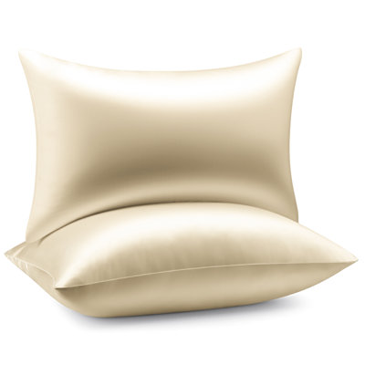 Luxury Silk-like Cooling Pillowcase With High-end Nylon & Spandex blend