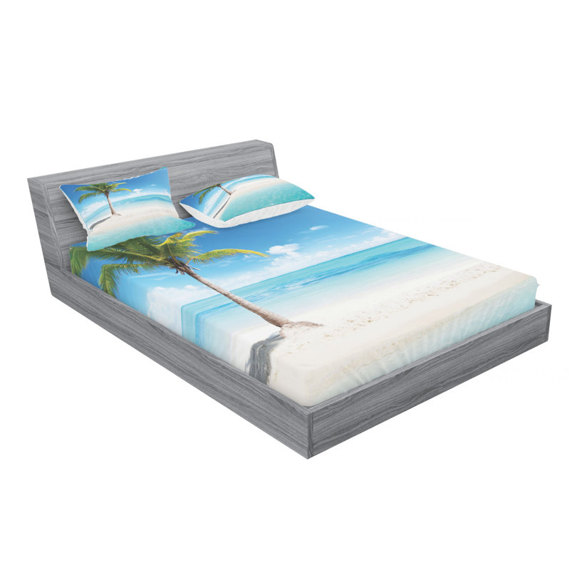 Microfiber Sheet Set, Queen Sheet Set + Fitted Sheet + 2 Pillowcases