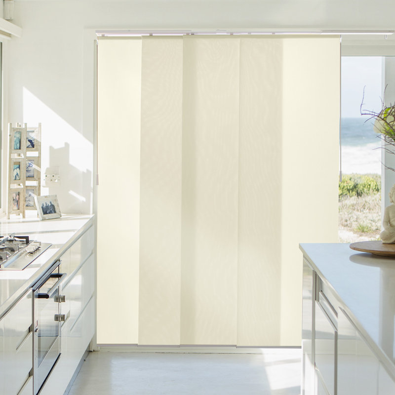 Semi Sheer Vertical Blind, Cream