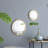 Circle Mirror with Iron Frame-1247909419