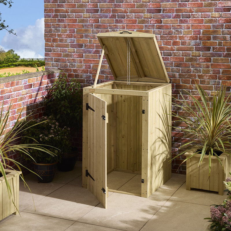 Wooden Single Bin Store