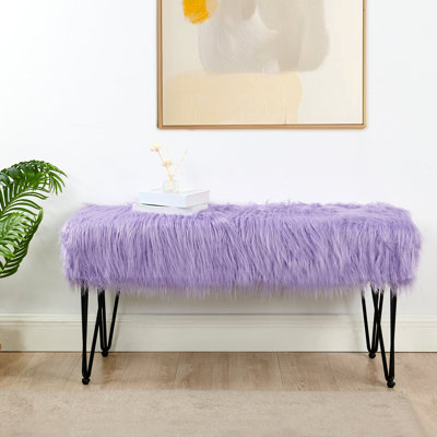 116.8cm Wide Rectangle Solid Colour Standard Ottoman