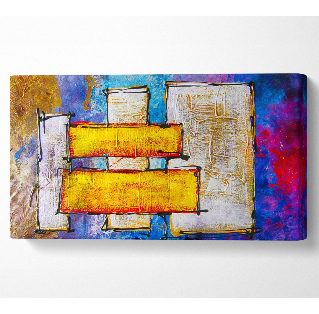 Stobie Blocks Of Gold - Wrapped Canvas Kunstdrucke