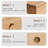 Modern Burlywood Solid Wood Accent Cabinet