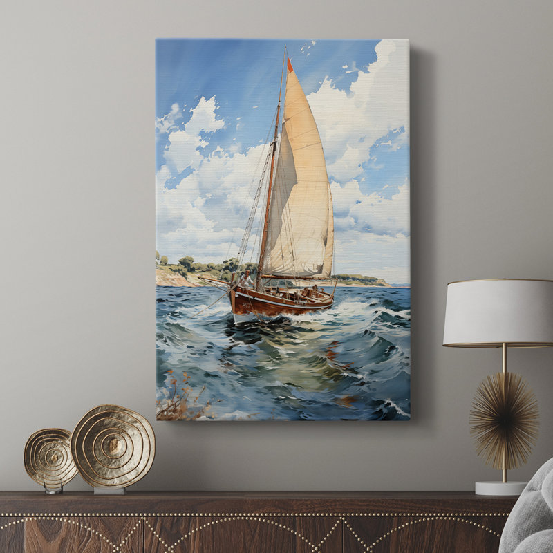 NAUTICAL Series CCDXL III - Cavas de galerie sur mesure, H 60 po x l 40 po