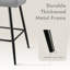 360°Swivel Barstool Counter Height Barstools with Back-1877937548