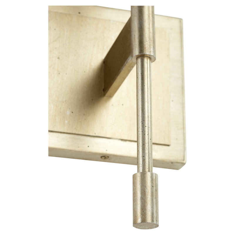 Kubel 1 - Light Sconce, Aged Silver Leaf