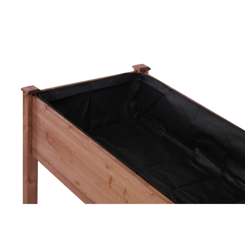 Lit de jardin surélevé surélevé en bois avec pieds pour légumes, herbes et fleurs d'extérieur | Idée de cadeau