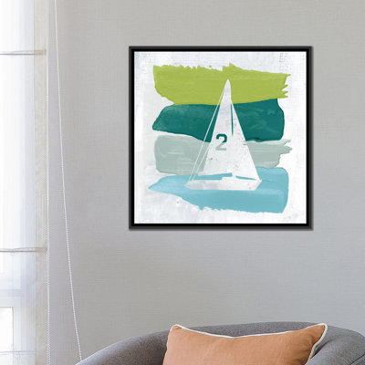 «Seaside Swatch Sailboat», reproduction sur toile