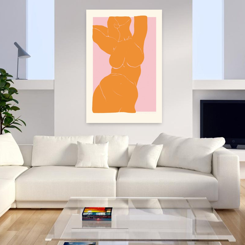 Art contemporain, art contemporain abstrait, H 48 po x l 32 po
