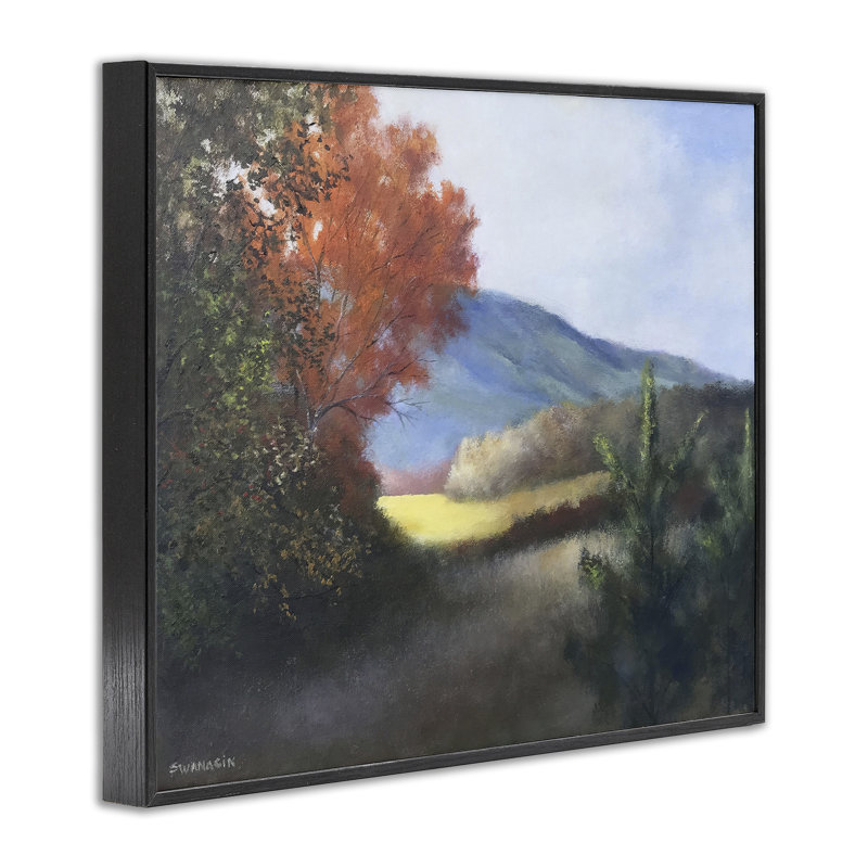 Feuillage d'automne, paysage de montagne, estampe numérique, conception par David Swanagin, H 11 po x l 14 po