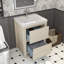 Meuble-lavabo simple 23,5 po avec plateau Laverock-832213097