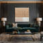 Minimalisme 30, art mural sur toile brune-267080955