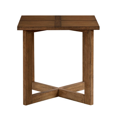Contemporary Square End Table Wooden Furniture 1Pc Side Table