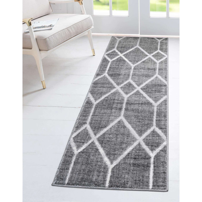 Clidy Abstract Indoor Rug, Runner 3' x 10'