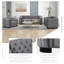 Canapé rembourré avec causeuse, canapé moderne avec coussin de siège épais et amovible, canapé moderne-681607654