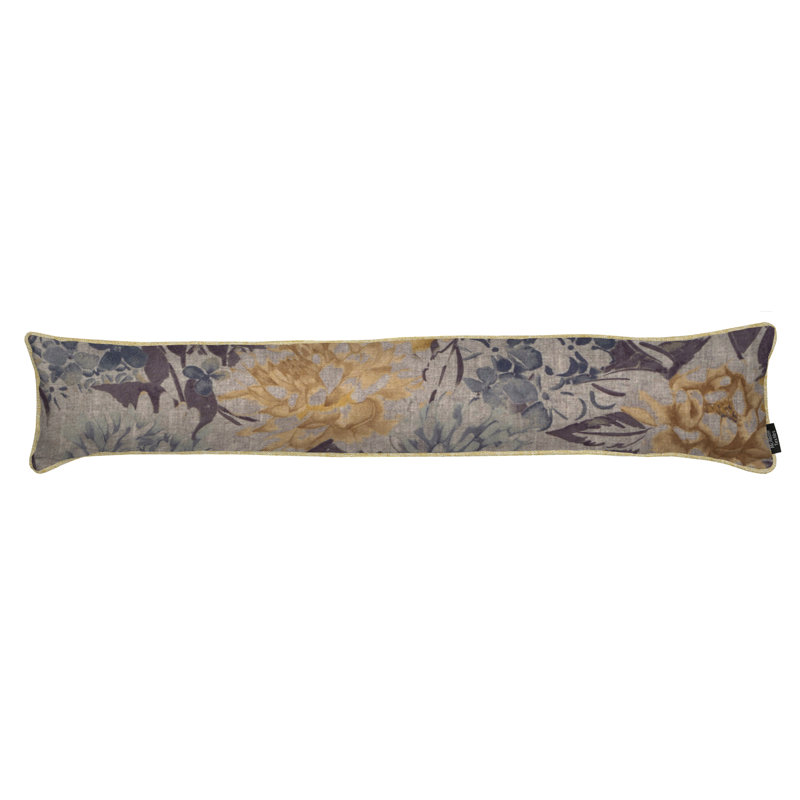 Anjanetta Fabric Draft Excluder, Blue/Grey