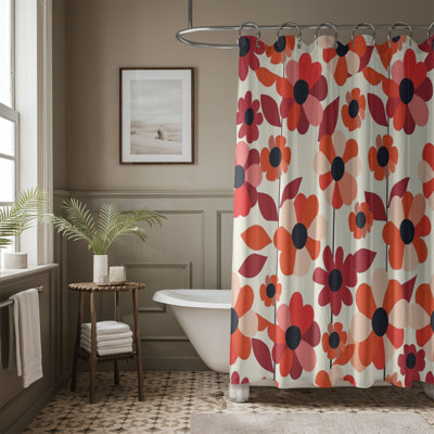 Rideau de douche standard 1 pièce Nostalgic Blossoms