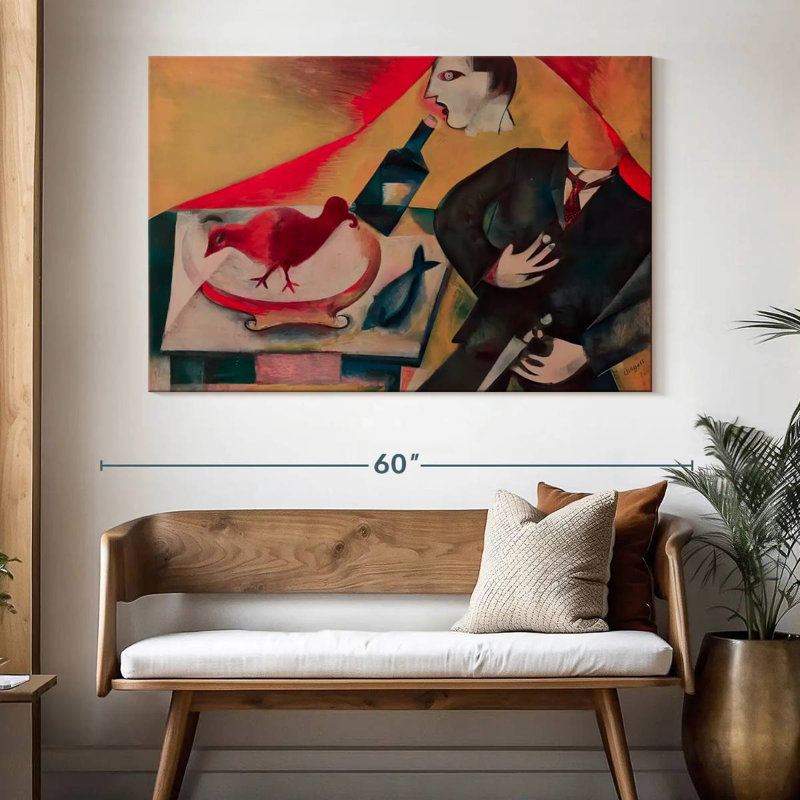 Avery The Drunkard, 34" H x 51" W