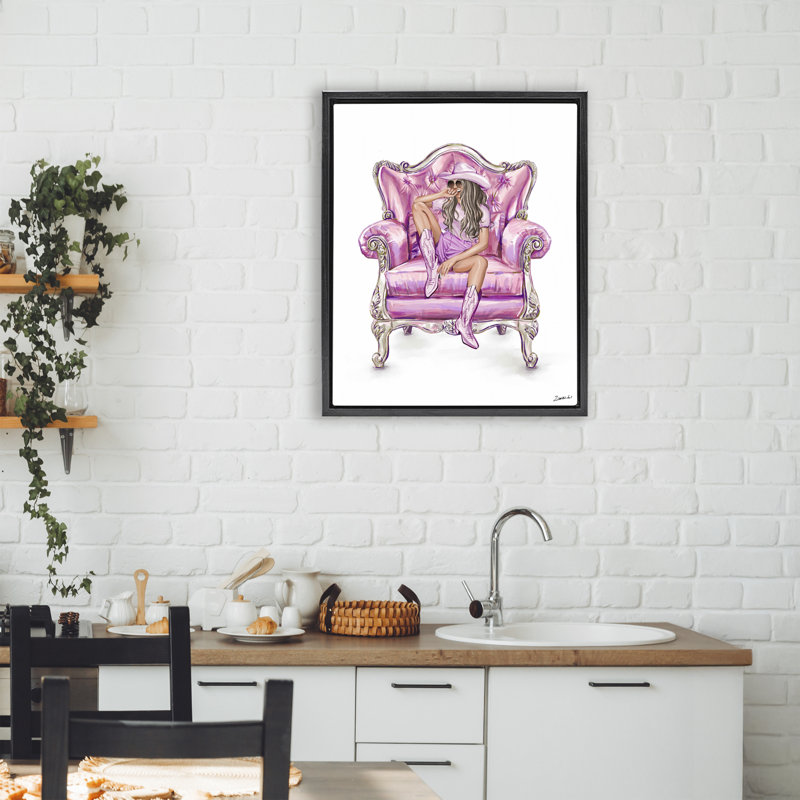 Cadre flottant glamour et confortable, design par Ziwei Li, Cadre flottant noir de jais, H 21 po x l 17 po