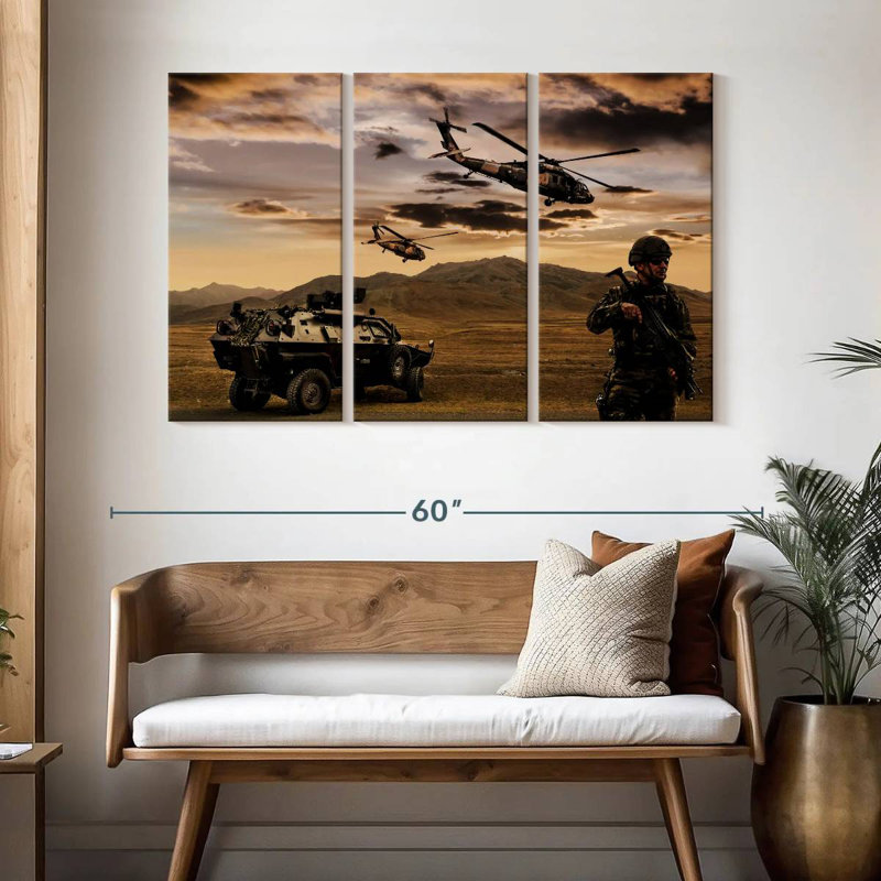 Amaanah Operation, 32" H x 50" W