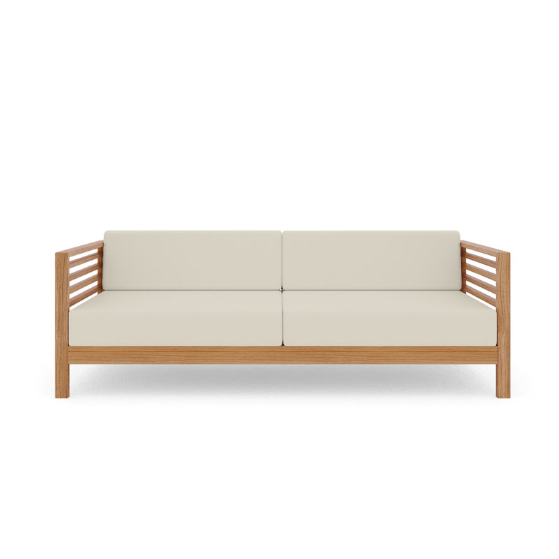 Summer Patio Sofa with Cushions, Canvas Canvas Sunbrella® Canvas