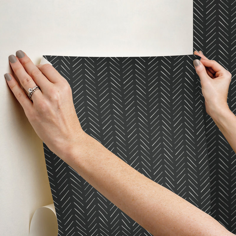 Papier peint Pick Up Sticks, Noir