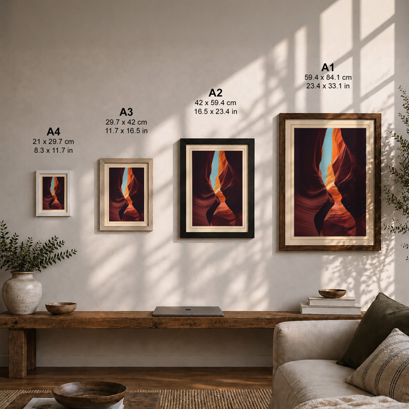 Canyon Sky Modern - Framed Print, A1 - 84.1 x 59.4 cm, Unframed