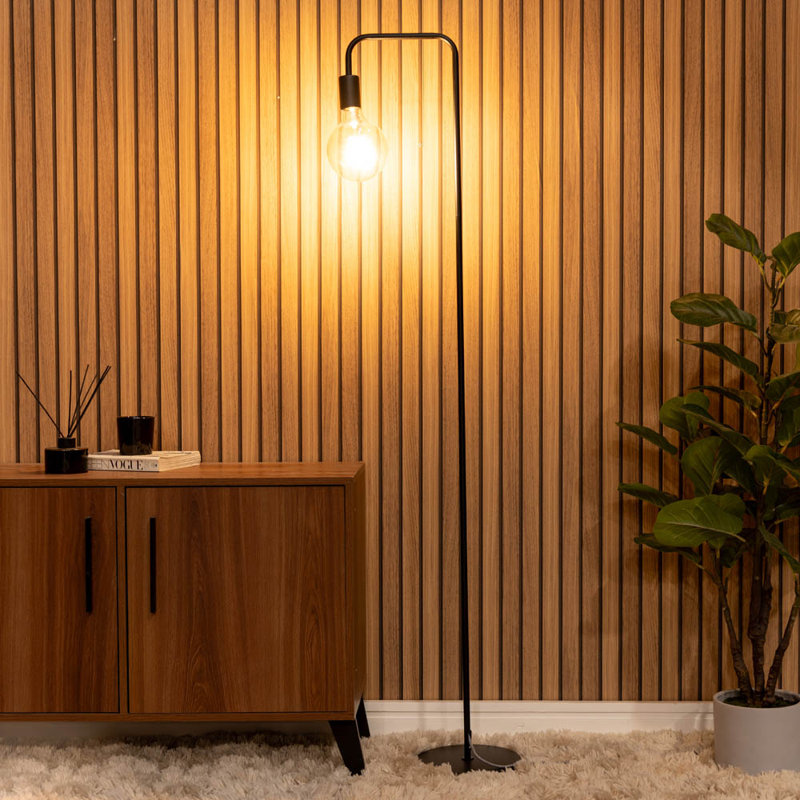 Nuriah 150.5cm Black Reading Floor Lamp