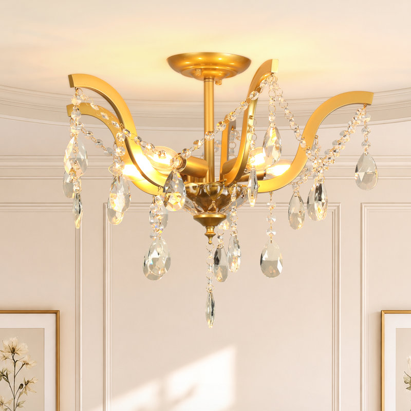 Lustre empire 5 lumières Ether