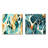 Chevaux - Abstract Square Collage Set Of 2-101862748-101862744