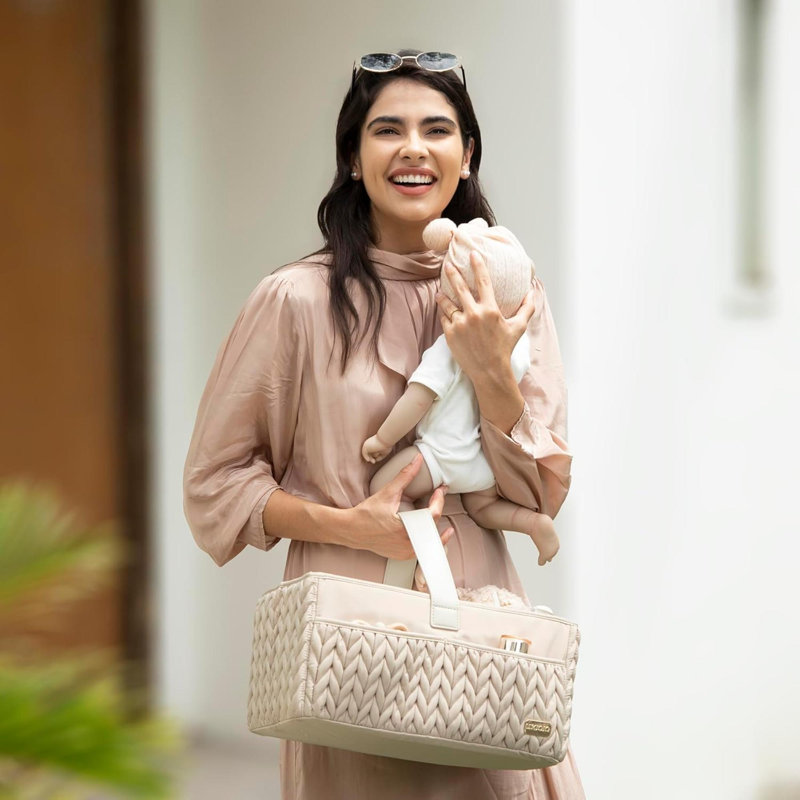 Rebrilliant Nylon Storage Bag, Beige