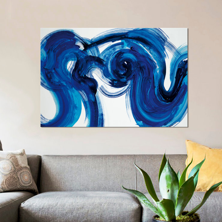 « à l’impression », reproduction sur toile, H 12 po x l 18 po x P 1,5 po, Toile tendue, Pas de tapis