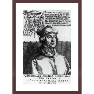 Albrecht of Brandenburg by Albrecht Dürer -Framed Giclee Print