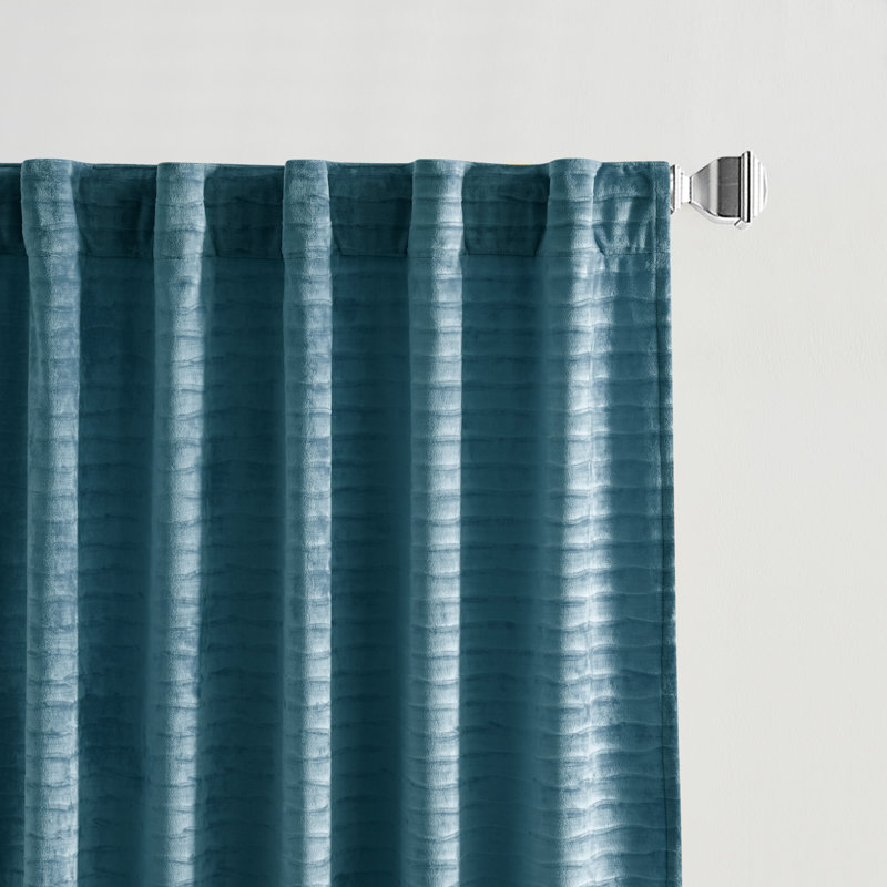 Paire de rideaux gaufrés Martha Stewart, L 37 po x L 84 po