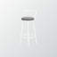 Tabouret de bar rotatif 2 pièces Rick