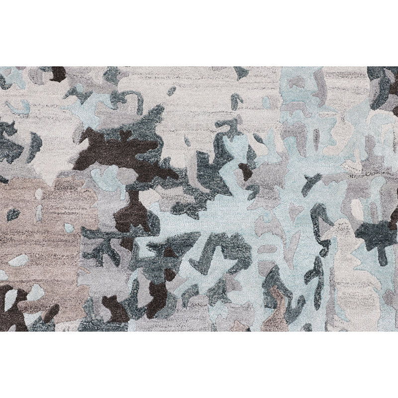 Abstract Area Rug, Rectangle 5'9" x 8'10"