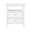 Table de chevet 2 tiroirs Weston White-2060484932