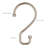 Metal Rust Resistant Shower Curtain Hook-72209537