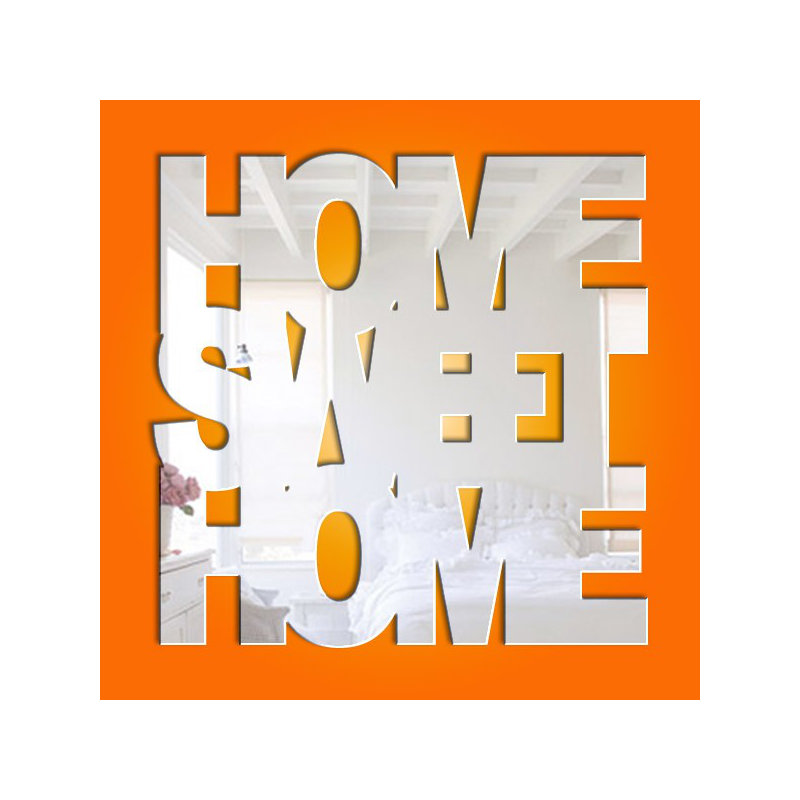 Flat Wall Mirror, 60 cm H x 60 cm W x 0.3 cm D
